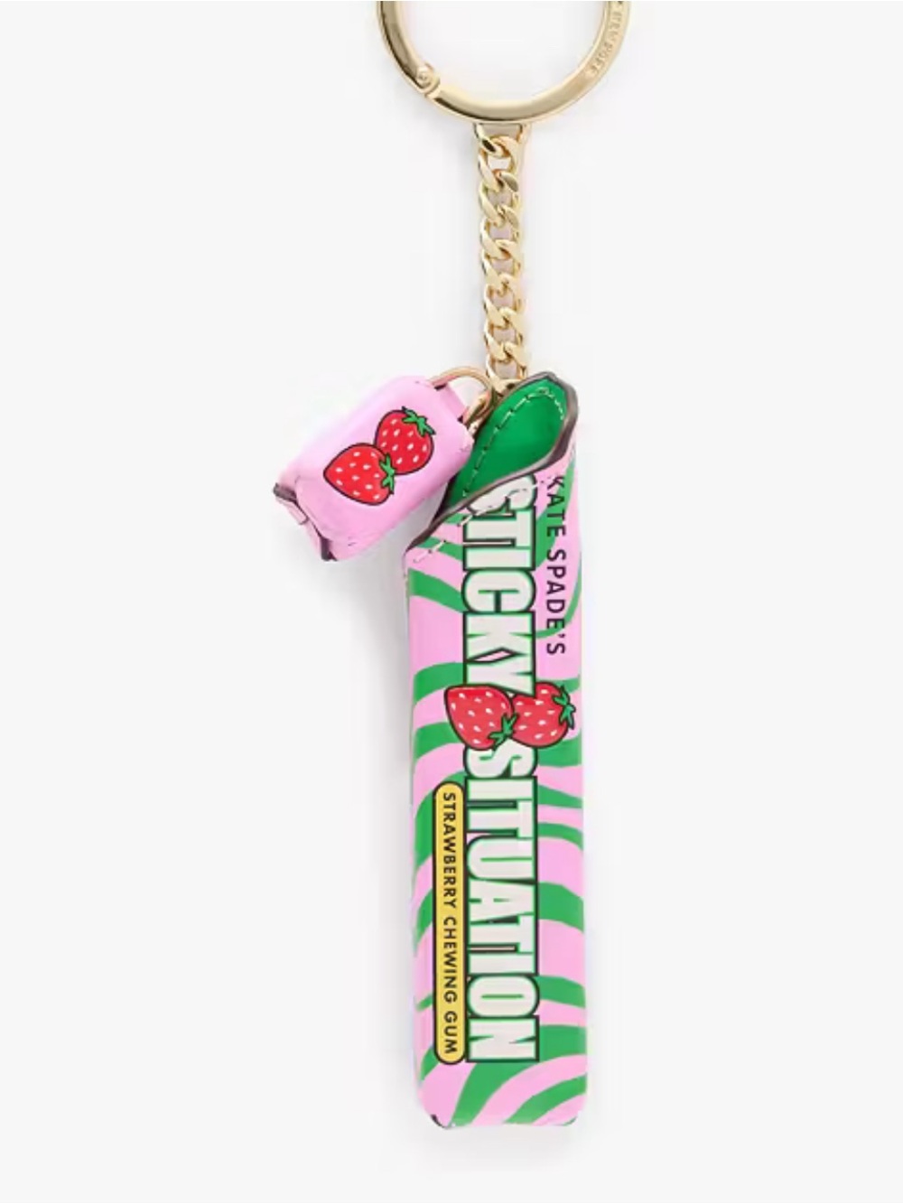 Kate Spade Stick of Gum Sticky Situation Keychain Charm